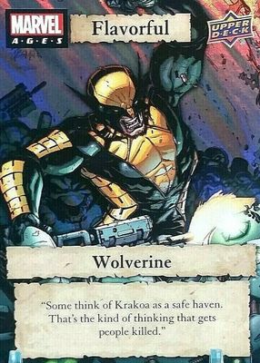 2020 Upper Deck Marvel Ages #F-5 Flavorful