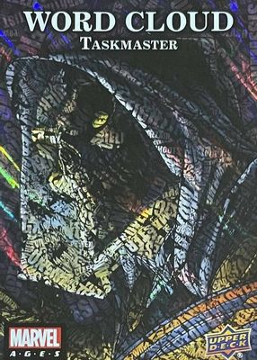 2020 Upper Deck Marvel Ages #WC-27 Word Cloud