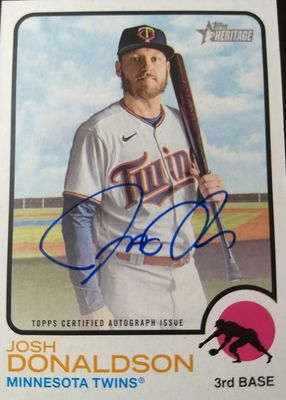 2022 Topps Heritage #ROA-JDN Real One Autographs