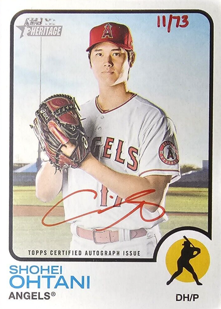 Shohei Ohtani 2022 Topps Heritage #ROA-SO Real One