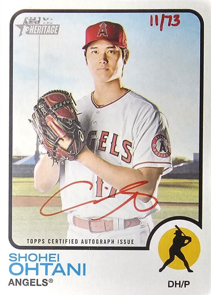 Shohei Ohtani 2022 Topps Heritage #ROA-SO Real One 