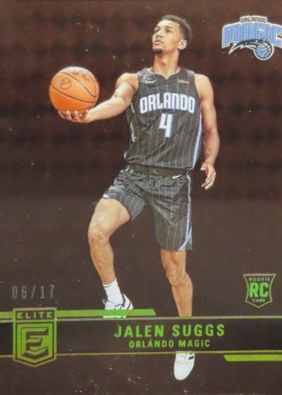 Jalen Suggs 2021 Elite #244 FOTL Bronze /17 Rookie PSA 10