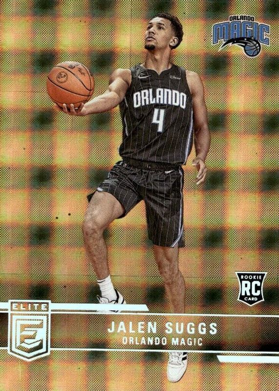 Jalen Suggs 2021 Elite #244 Asia Hyper Gold Rookie PSA 10