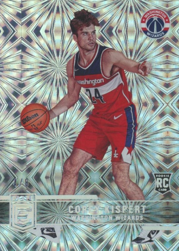 Corey Kispert 2021 Elite #234 Lucky Envelopes /8 Rookie PSA 10