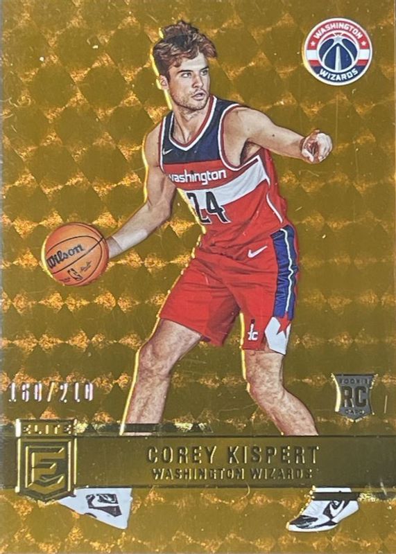 Corey Kispert 2021 Elite #234 Orange (Rookie) /210 PSA 10