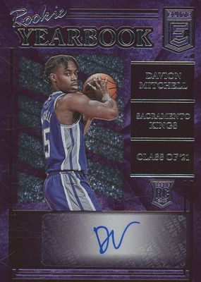 2021 Elite #RY-DMI Rookie Yearbook Autographs