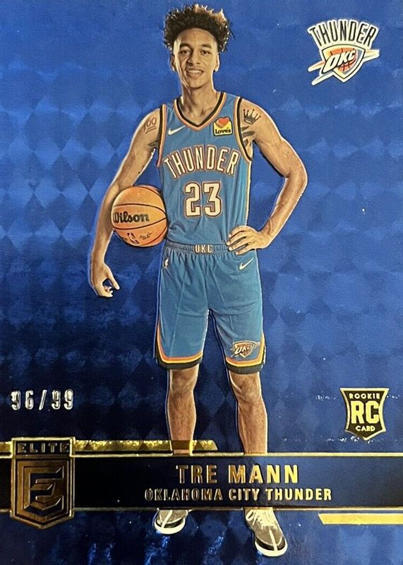 Tre Mann 2021 Elite #231 Blue /99 Rookie RAW