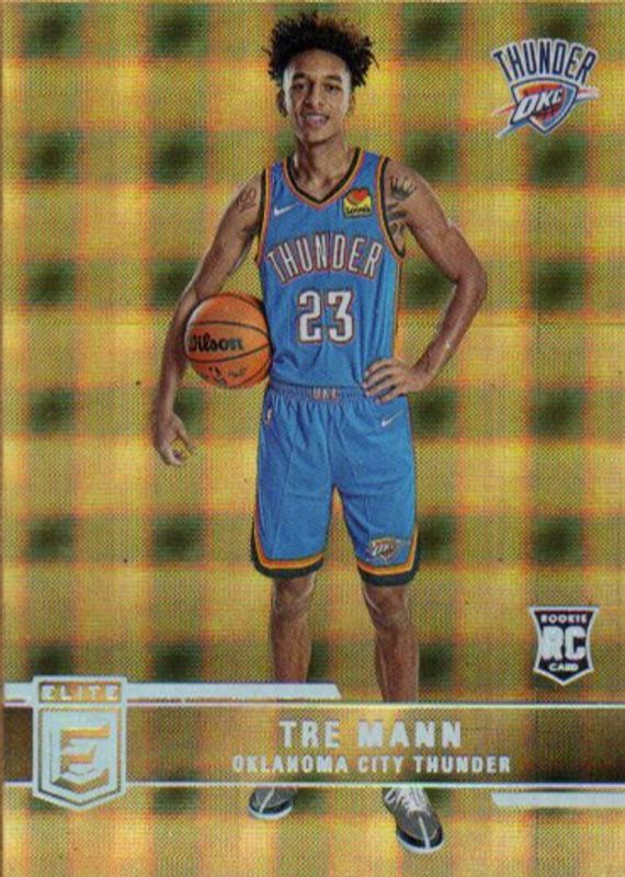 Tre Mann 2021 Elite #231 Asia Hyper Gold Rookie PSA 10