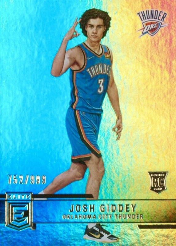 Josh Giddey 2021 Elite #243 Base Rookie /999 PSA 10