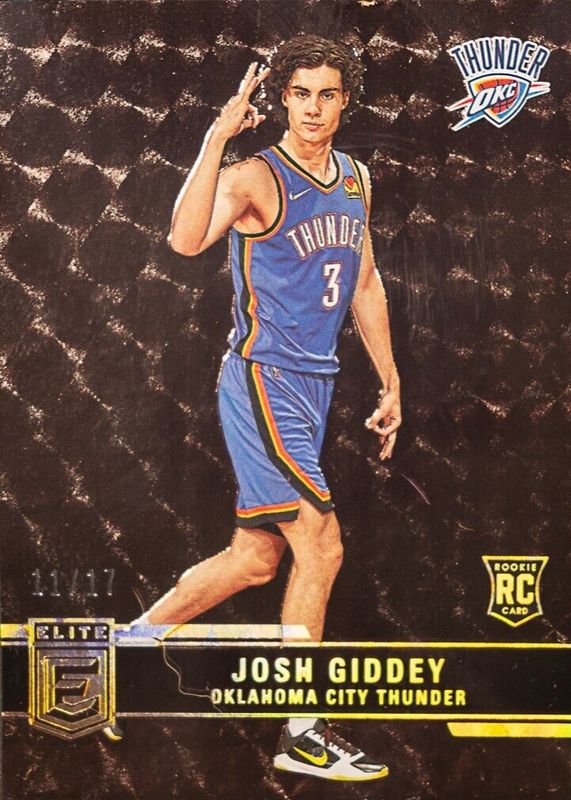 Josh Giddey 2021 Elite #243 FOTL Bronze /17 Rookie PSA 10