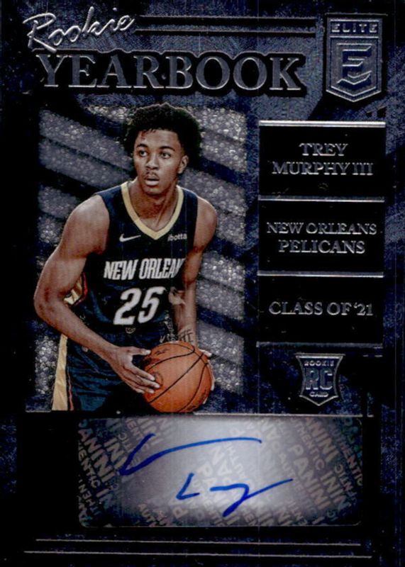 Trey Murphy III 2021 Elite #RY-TMU Rookie Yearbook Autographs Rookie PSA 10