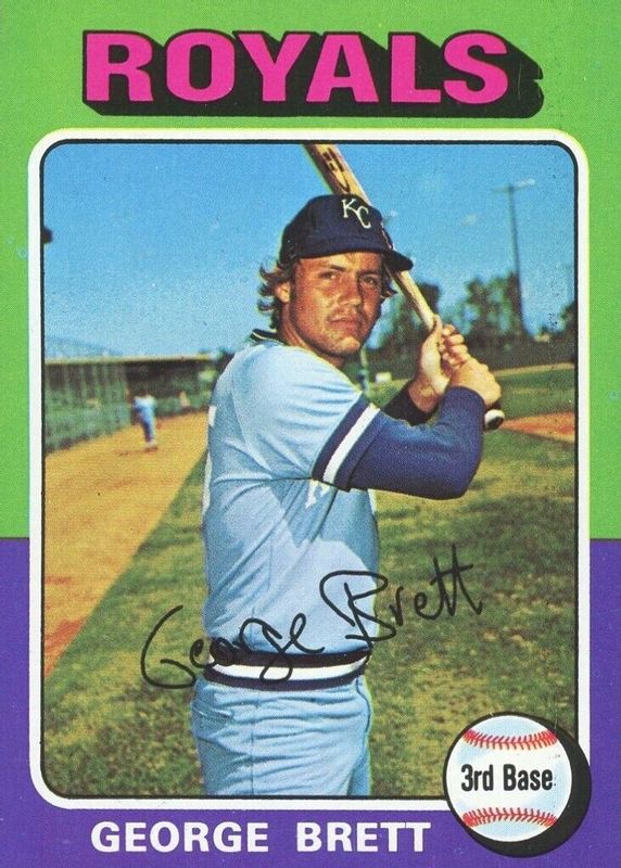 George Brett 1975 Topps #228 Base Rookie SGC 3