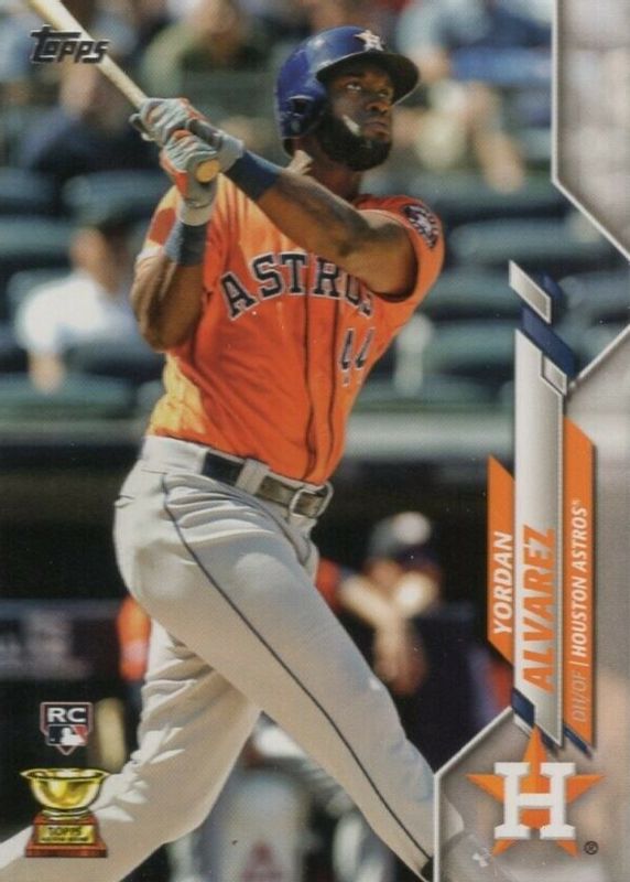 Yordan Alvarez 2020 Topps #276 Base Rookie PSA 8