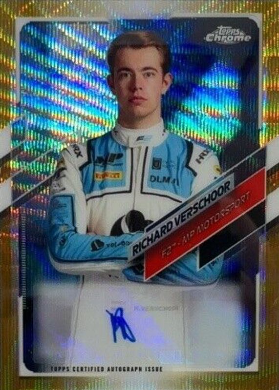 2021 Topps Chrome Formula 1 #CA-RV Autographs - Gold Wave Refractor /50