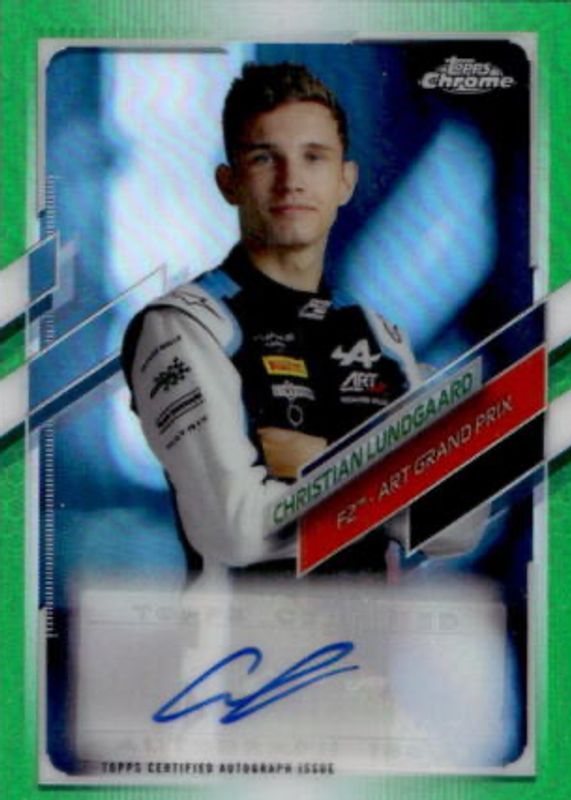 2021 Topps Chrome Formula 1 #CA-CLU Autographs - Green Refractor /99