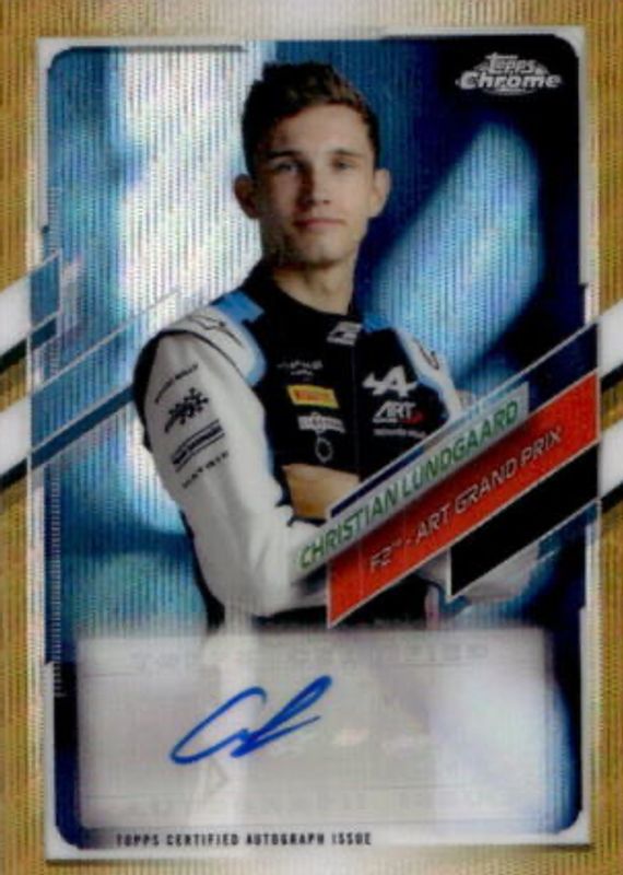 2021 Topps Chrome Formula 1 #CA-CLU Autographs - Gold Wave Refractor /50