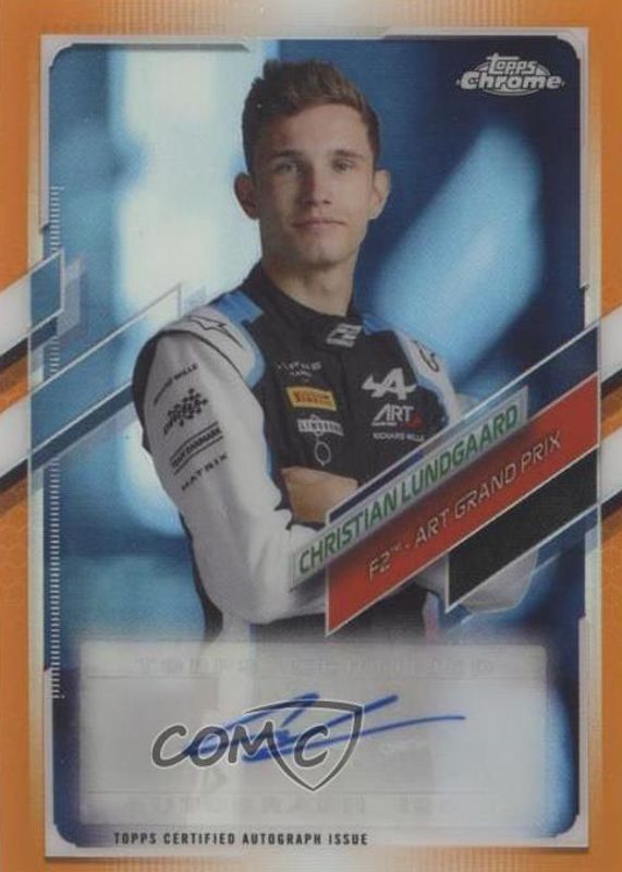 2021 Topps Chrome Formula 1 #CA-CLU Autographs - Orange Refractor /25