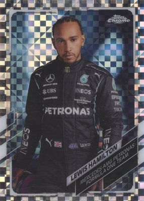 2021 Topps Chrome Formula 1 #1 Checker Flag Refractor