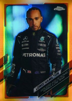 2021 Topps Chrome Formula 1 #1 Orange & Red Refractor