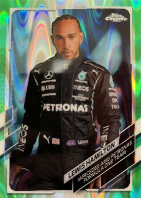 2021 Topps Chrome Formula 1 #1 Green RayWave Refractor /99