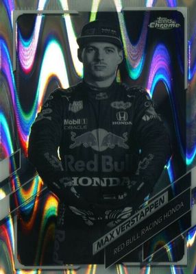 2021 Topps Chrome Formula 1 #3 Black & White RayWave Refractor