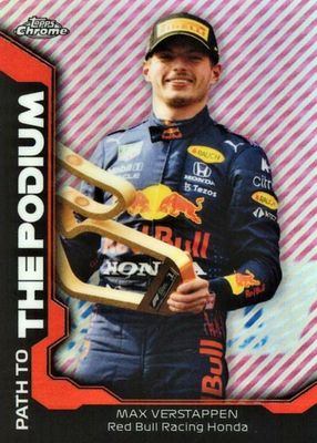 2021 Topps Chrome Formula 1 #PTP-MV Path to the Podium