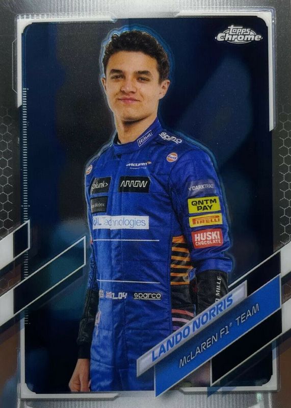 Lando Norris 2021 Topps Chrome Formula 1 #6 Base PSA 10 Price 