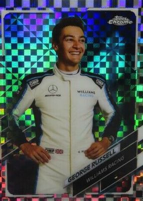 2021 Topps Chrome Formula 1 #19 Checker Flag Refractor