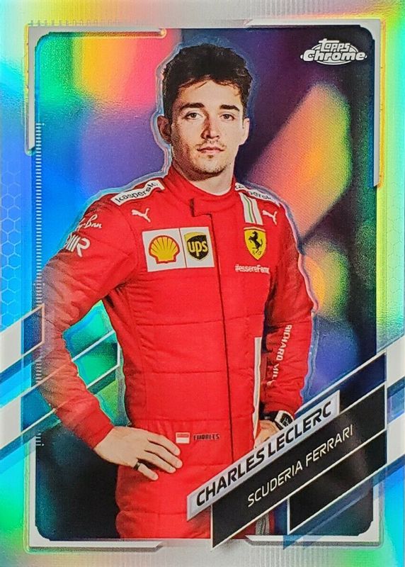 Charles Leclerc 2021 Topps Chrome Formula 1 #11 Refractor PSA 9