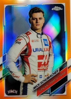 2021 Topps Chrome Formula 1 #17 Orange Refractor /25