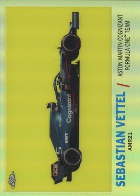 2021 Topps Chrome Formula 1 #T61-SV 1961 Topps Sports Cars