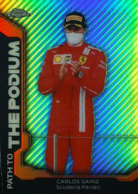 2021 Topps Chrome Formula 1 #PTP-CS Path to the Podium