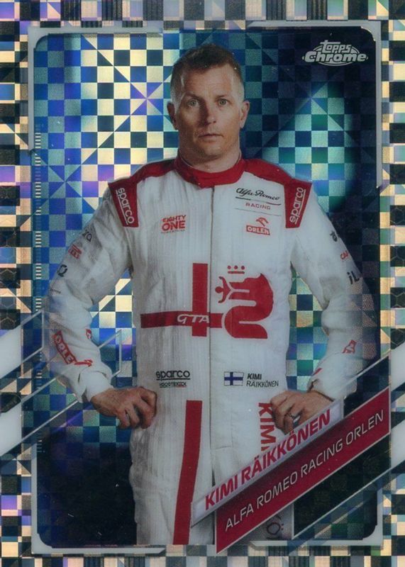 2021 Topps Chrome Formula 1 #15 Checker Flag Refractor