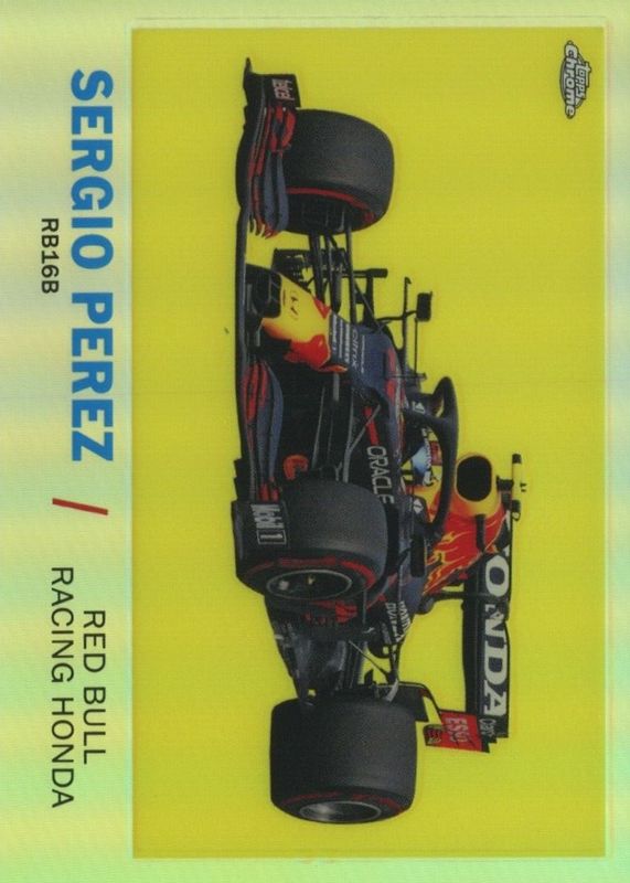 Sergio Perez 2021 Topps Chrome Formula 1 #T61-SP 1961 Topps Sports Cars PSA 10