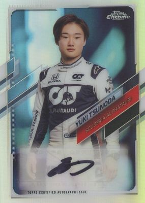 2021 Topps Chrome Formula 1 #CA-YT Autographs (/149)