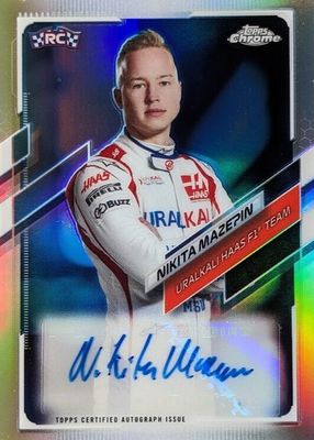 2021 Topps Chrome Formula 1 #CA-NM Autographs (/125)