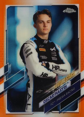 2021 Topps Chrome Formula 1 #59 Orange Refractor /25