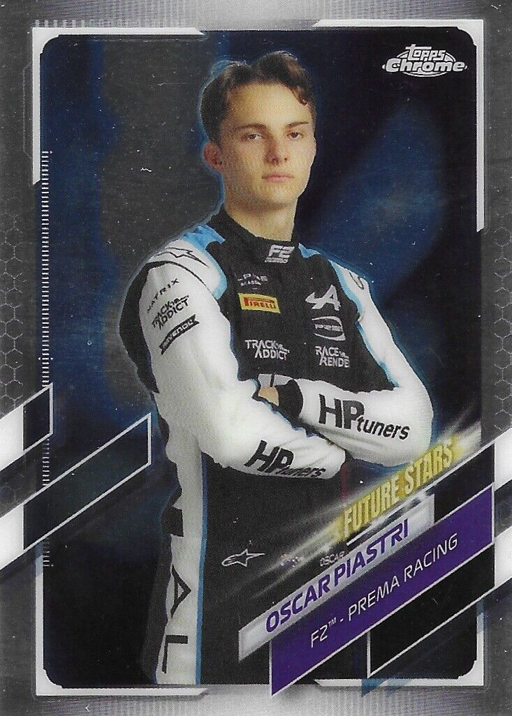 Oscar Piastri 2021 Topps Chrome Formula 1 #59 Base Price Guide