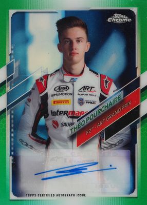 2021 Topps Chrome Formula 1 #CA-TP Autographs - Green Refractor /99