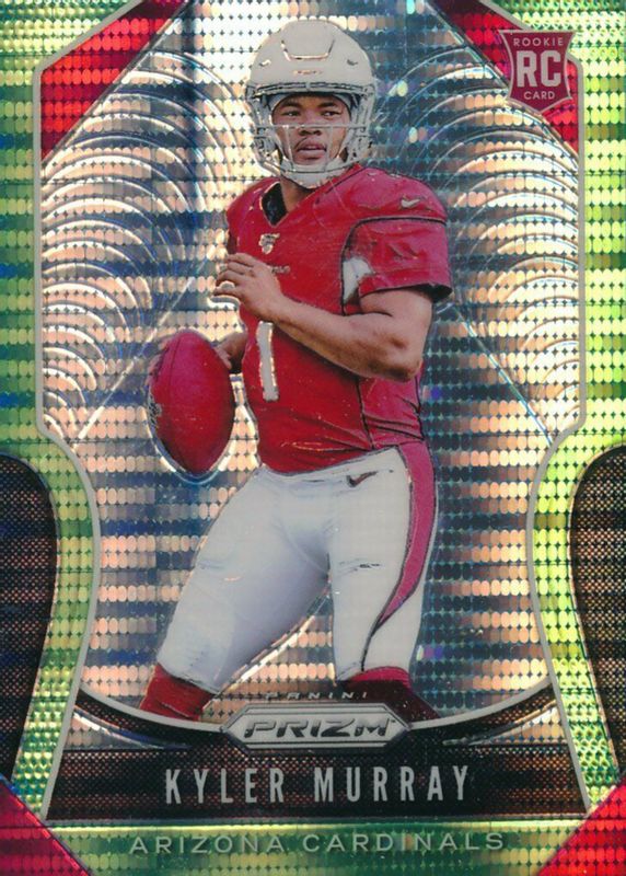 Kyler Murray 2019 Prizm #301 Neon Green Pulsar Rookie RAW