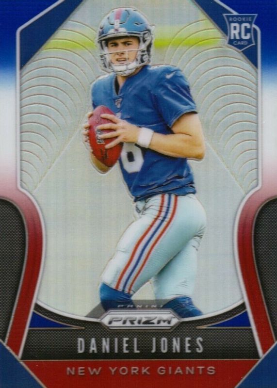 Daniel Jones 2019 Prizm #302 Red White Blue Rookie PSA 10