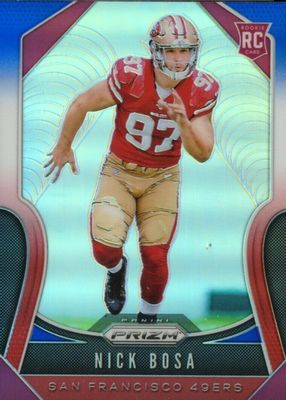 PANINI NFLカード SELECT FIELD LEVEL PRIZM NICK BOSA SAN FRANCISCO 49ERS 26/75 #250 送料無料 中古 IT1 Nick Bosa 2019 Select #250 Field Level Silver Price Guide