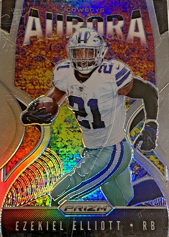 Ezekiel Elliott 2019 Prizm #A-EE Aurora /(SSP) RAW