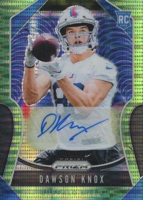 2019 Prizm #373 Rookie Autographs - Neon Green Pulsar