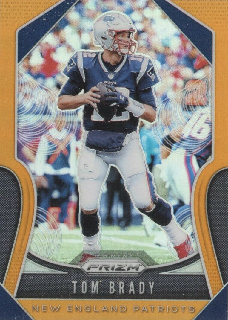 Tom Brady 2019 Prizm #18 Orange /249 Price Guide - Sports Card
