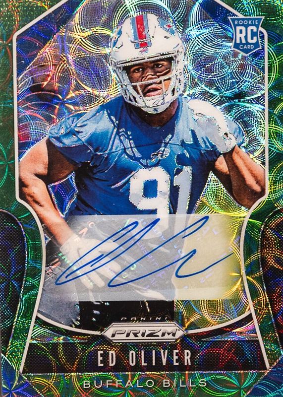 2019 Prizm #378 Rookie Autographs - Green Scope /75