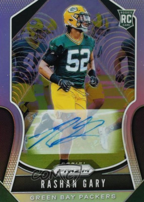 Rashan Gary 2019 Prizm #317 Rookie Autographs Rookie PSA 10