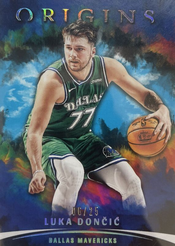 Luka Doncic 2021 Origins #10 Turquoise /25 RAW