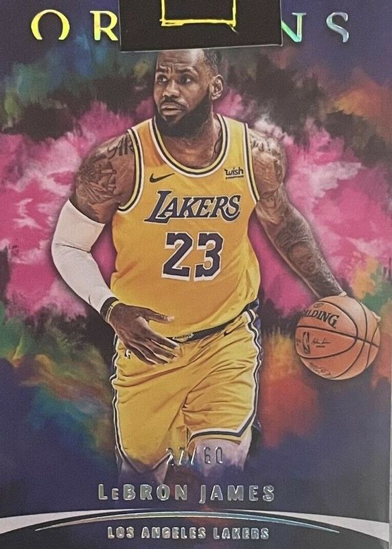 LeBron James 2021 Origins #6 Pink /60 RAW