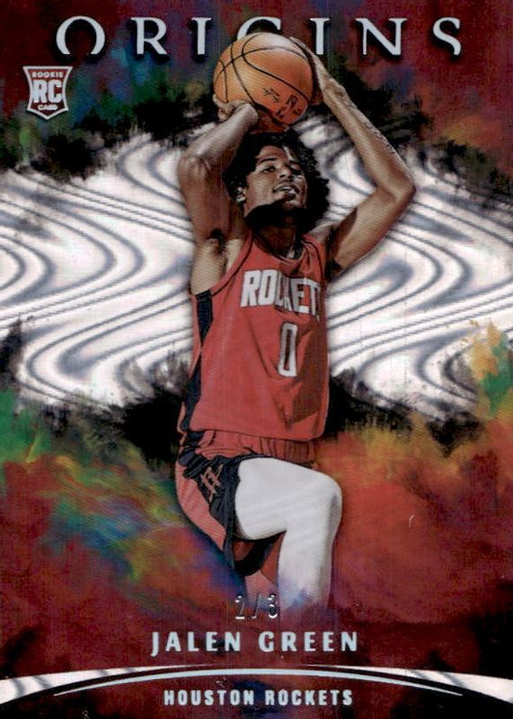 Jalen Green 2021 Origins #52 FOTL Swirl /3